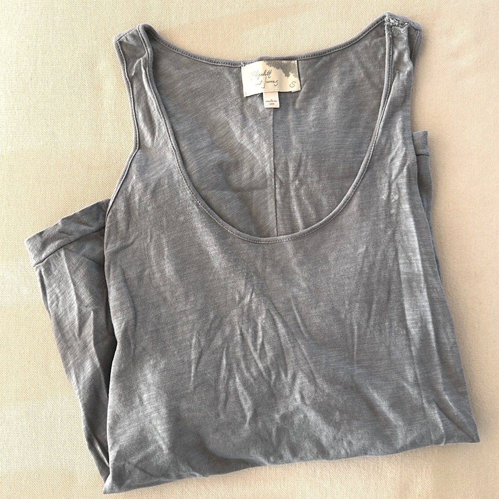 Elizabeth and James Gray Sleeveless Women's Top